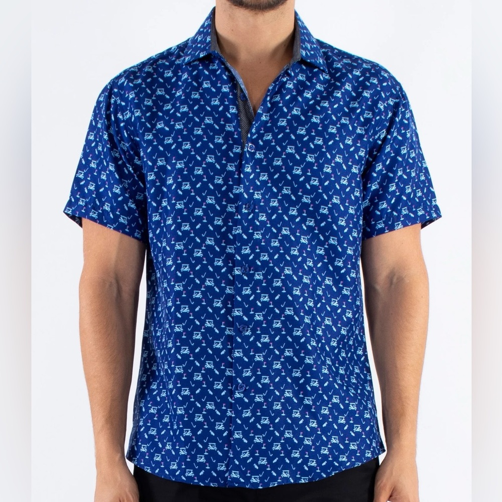 The Golfer Button Up Short Sleeve